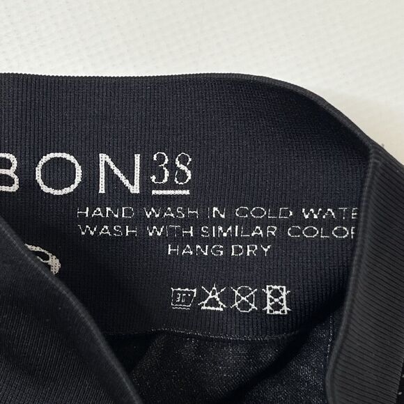 Carbon 38 Black White Leggings Polka Dot And Line Geometric Pattern XS Small - Picture 8 of 12